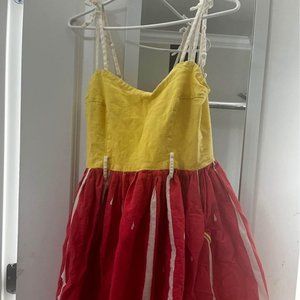 Collectif grapefruit dress